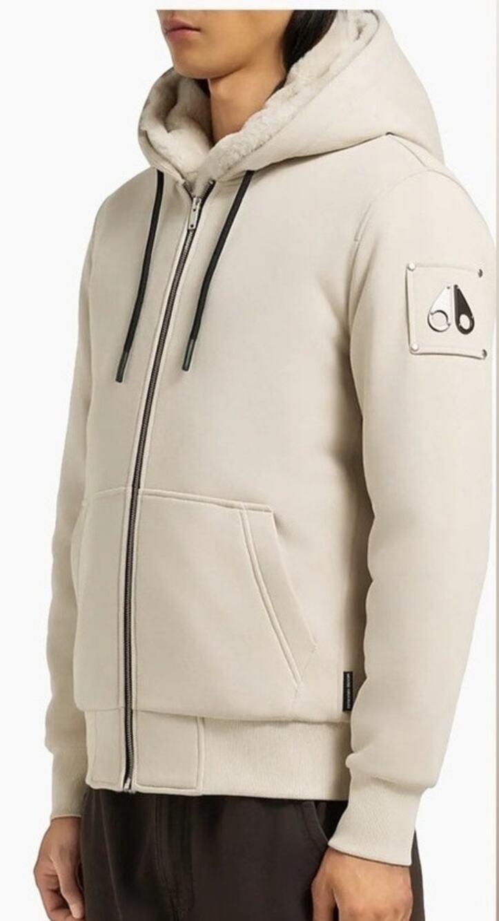 Moose knuckles men's classic bunny, zip up hoodie size XXL